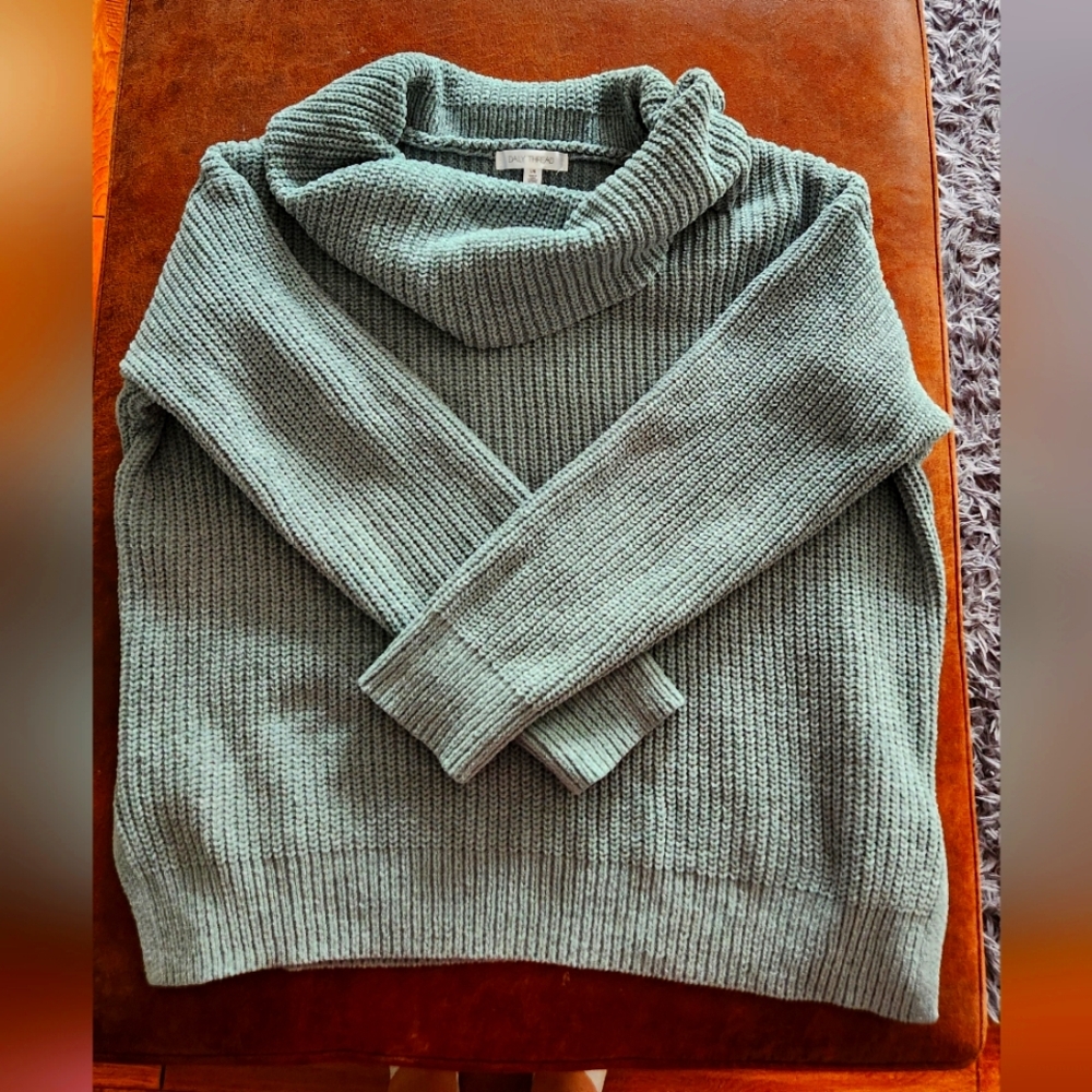 Daily Thread Chunky Cowl Neck Sweater